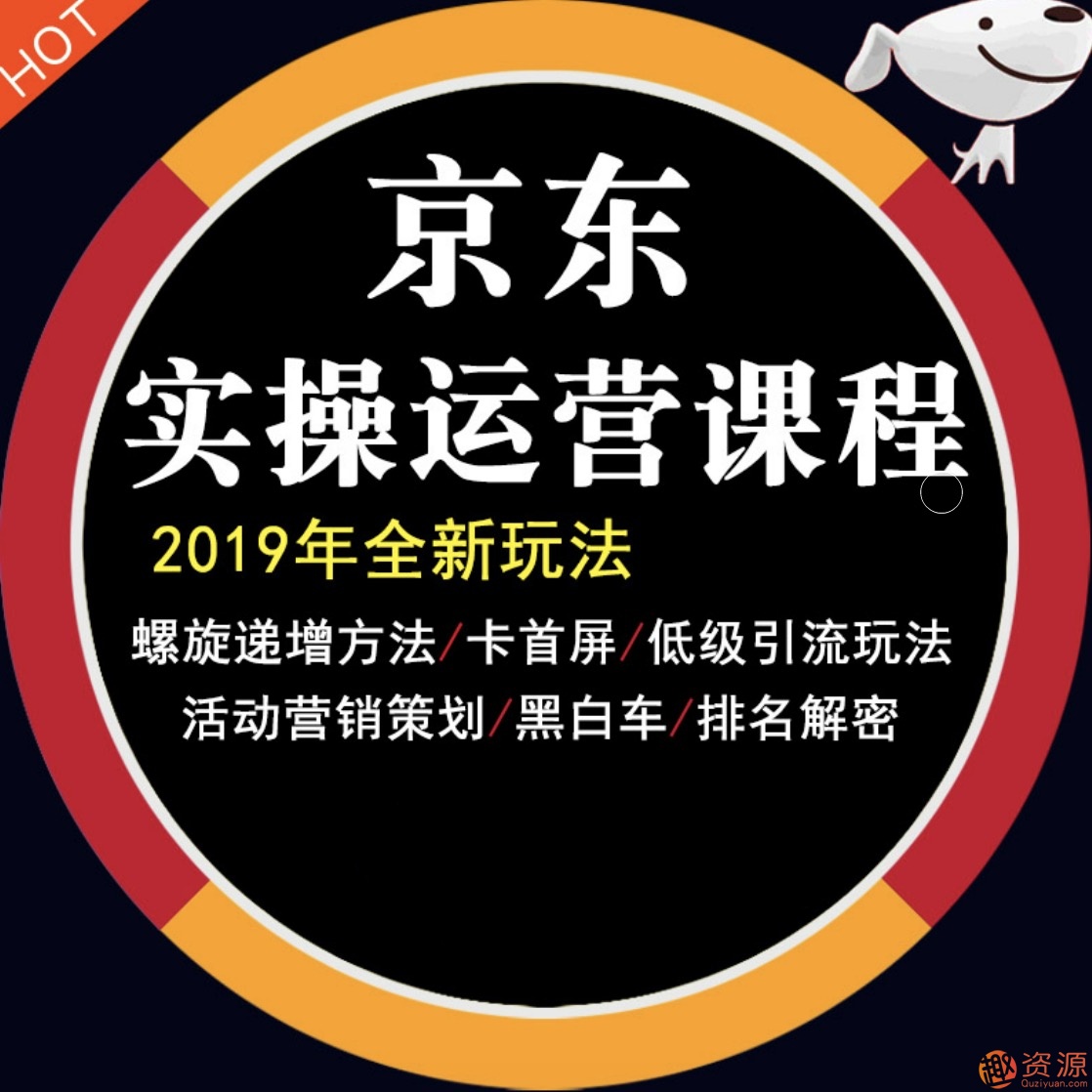 2019京東平臺(tái)店鋪運(yùn)營教程快車營銷技巧高級(jí)開店全套電商視頻教學(xué)插圖