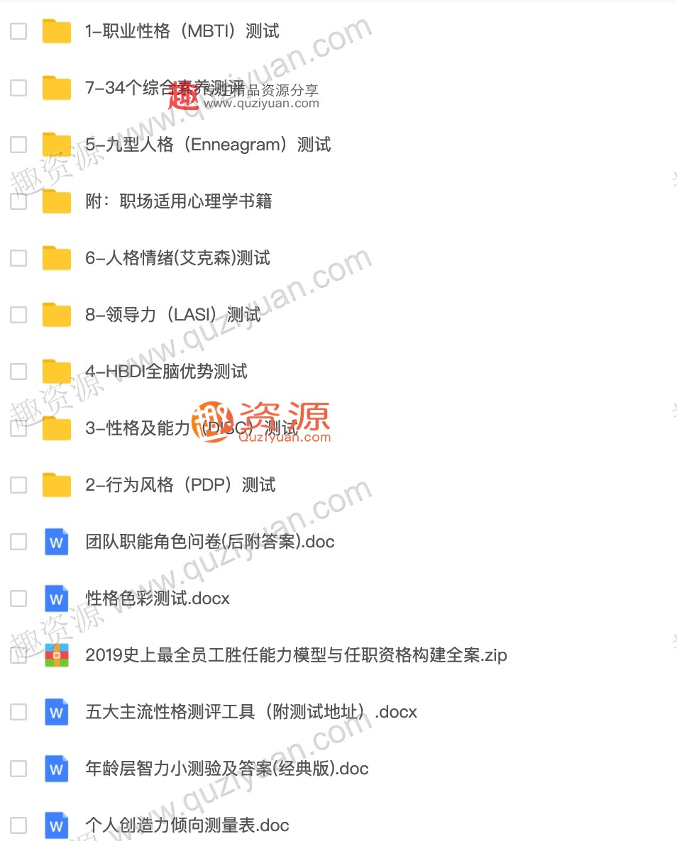 職場(chǎng)性格測(cè)試大全 百度網(wǎng)盤插圖1