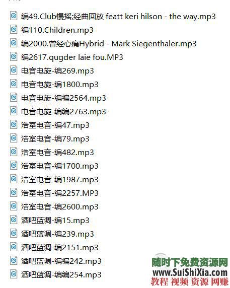 320K無損車載流行MP3音樂舞曲+MP4視頻神曲，共42G幾千首打包分享_趣資料教程資源插圖20