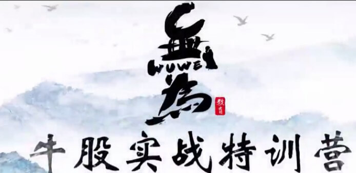 無為學(xué)院（李棟、傅剛）牛股實戰(zhàn)特訓(xùn)營18節(jié)_百度云網(wǎng)盤教程視頻插圖