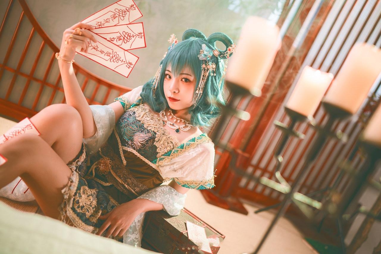 《東方project》霍青娥cosplay（CN：冉冉不甜v）插圖