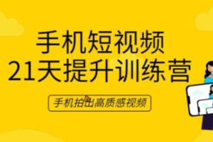 手機(jī)攝影技巧-手機(jī)攝影21天提升訓(xùn)練營，手機(jī)拍出有意境的照片百度網(wǎng)盤插圖