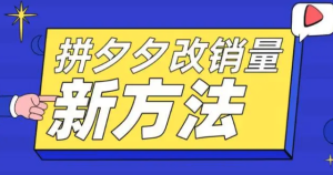 拼多多改銷量新方法+卡高投產(chǎn)比操作方法+測圖方法百度網(wǎng)盤插圖