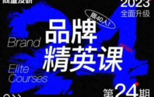 【設(shè)計(jì)上新】233. 尚道設(shè)研品牌精英班第24期2023年【畫(huà)質(zhì)不錯(cuò)只有視頻】