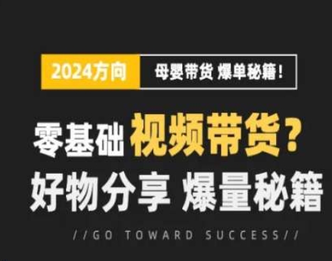 短視頻母嬰賽道實操流量訓(xùn)練營，零基礎(chǔ)視頻帶貨，好物分享，爆量秘籍插圖