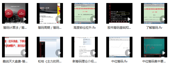 【百家爭鳴】籌碼理論視頻教學(xué)教程11講插圖