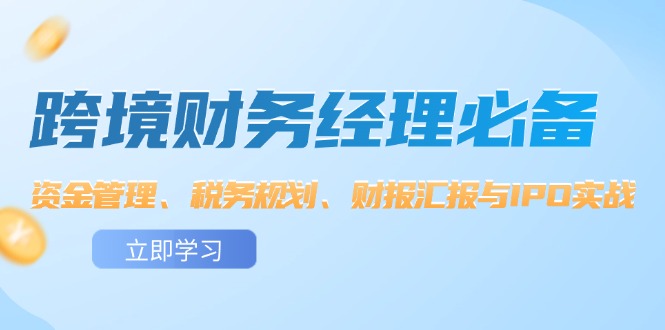 跨境財(cái)務(wù)經(jīng)理必備：資金管理、稅務(wù)規(guī)劃、財(cái)報(bào)匯報(bào)與IPO實(shí)戰(zhàn)插圖