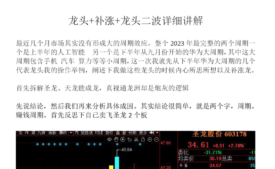 【偏執(zhí)短線】2024圈內教學文檔插圖