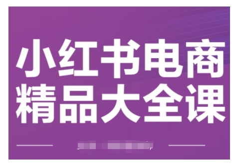 小紅書電商精品大全課，快速掌握小紅書運(yùn)營技巧插圖